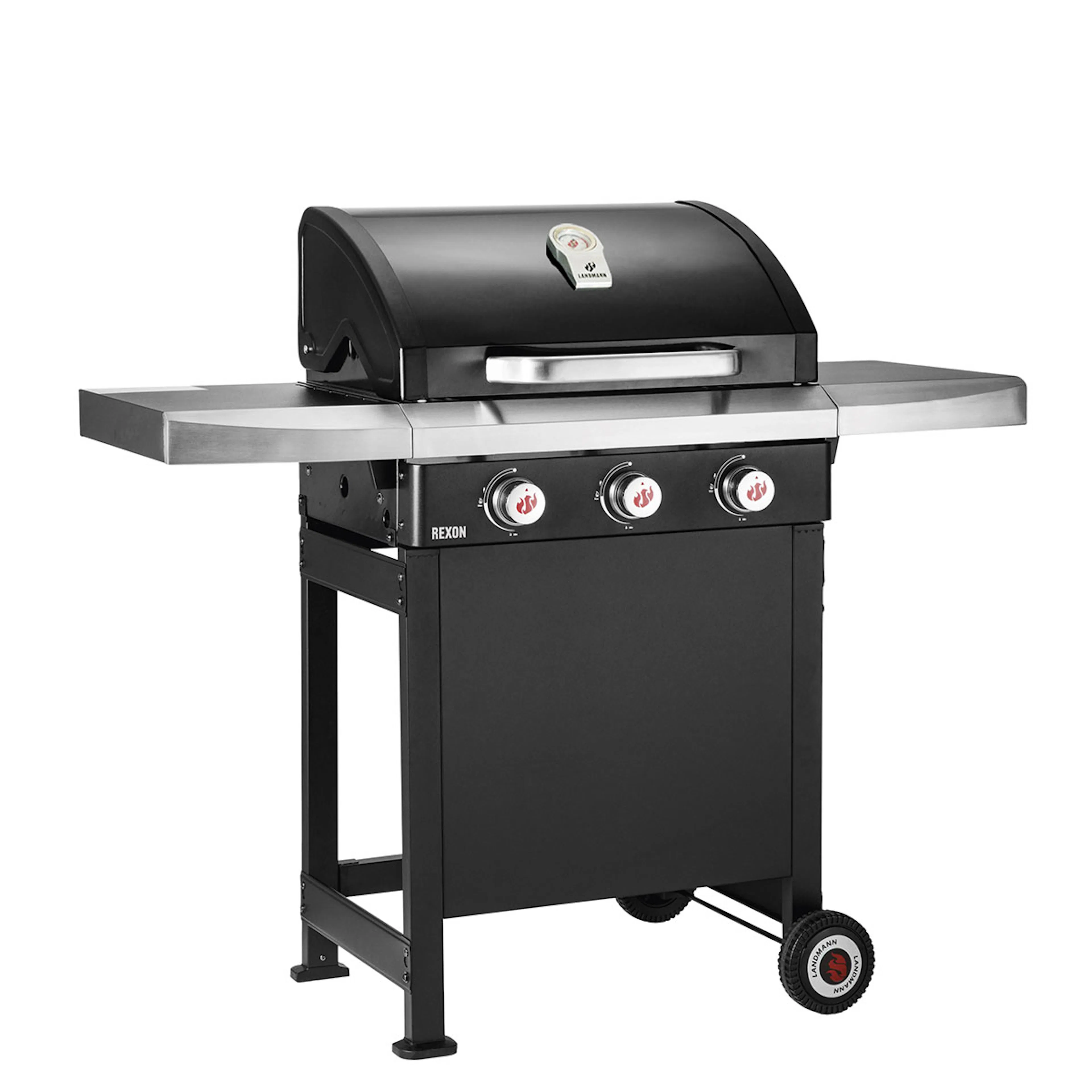 Gasolgrill Landmann Rexon 3.0 Svart Cast Iron 12236