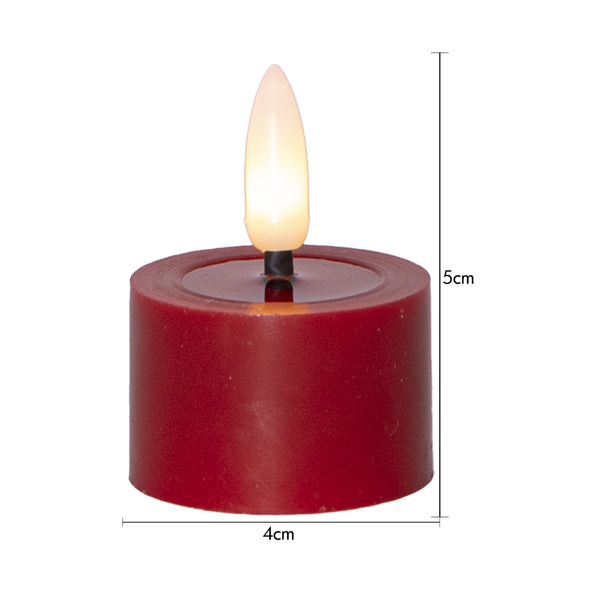 LED-Värmeljus Star Trading Flamme Flow 4x5 cm 2-pack