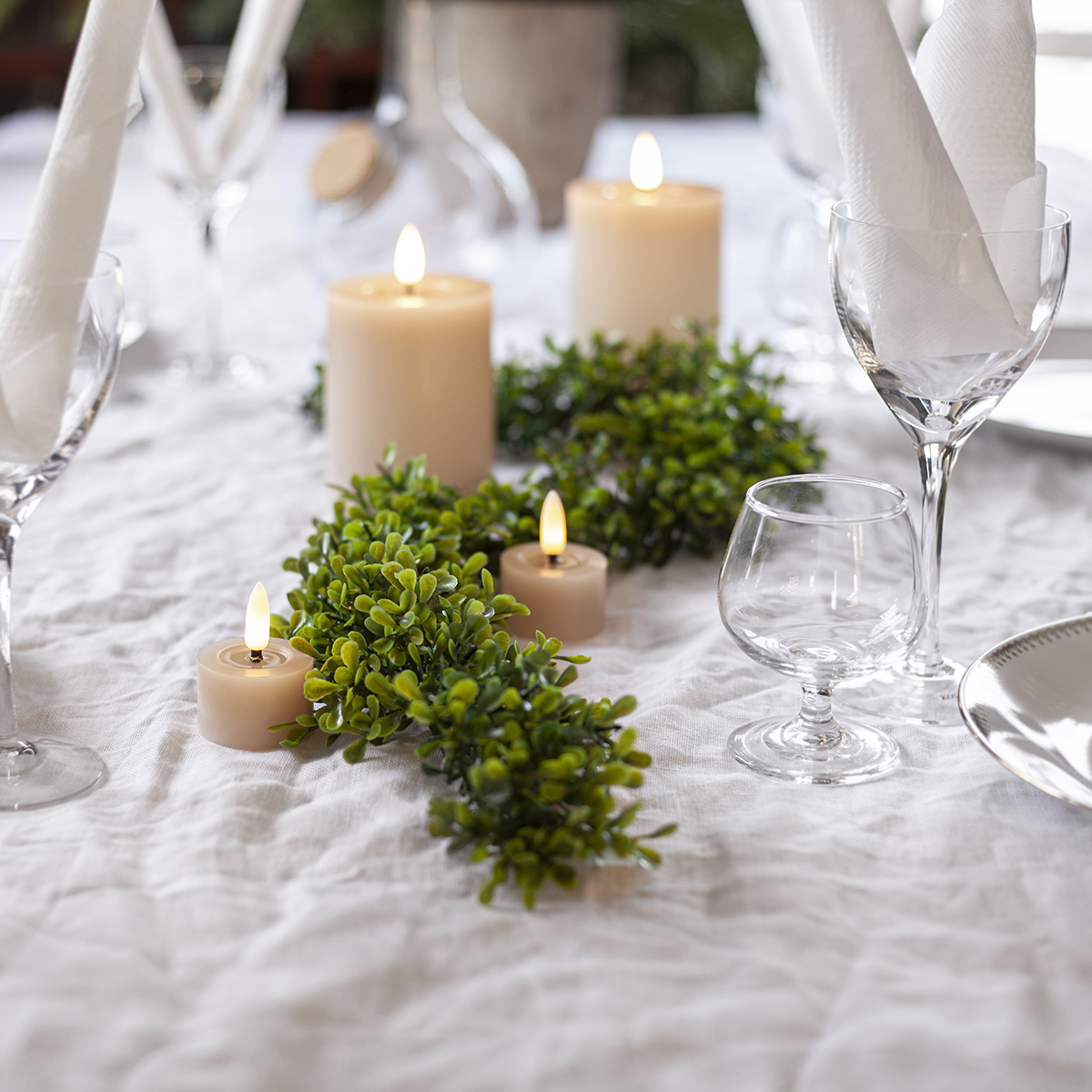 LED-Värmeljus Star Trading Flamme Flow 4x5 cm 2-pack