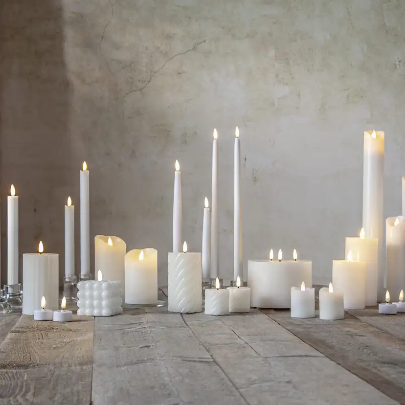 Blockljus Star Trading Flamme Stripe