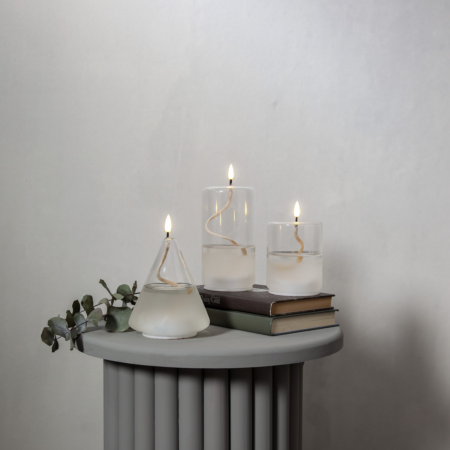 Ljuslykta Star Trading Flamme Float kon 15 cm