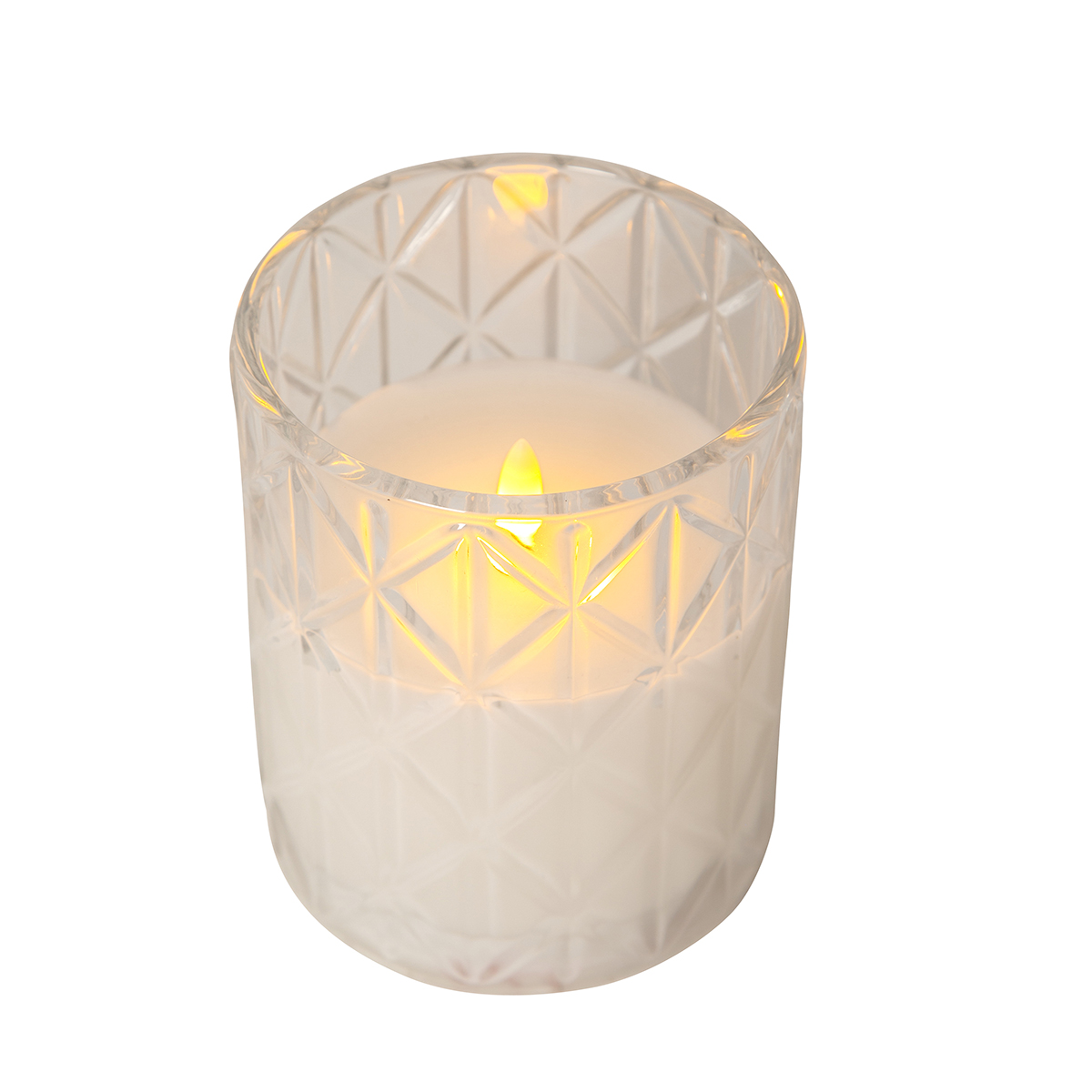 LED-Ljus Star Trading Flamme Romb 12,5 cm