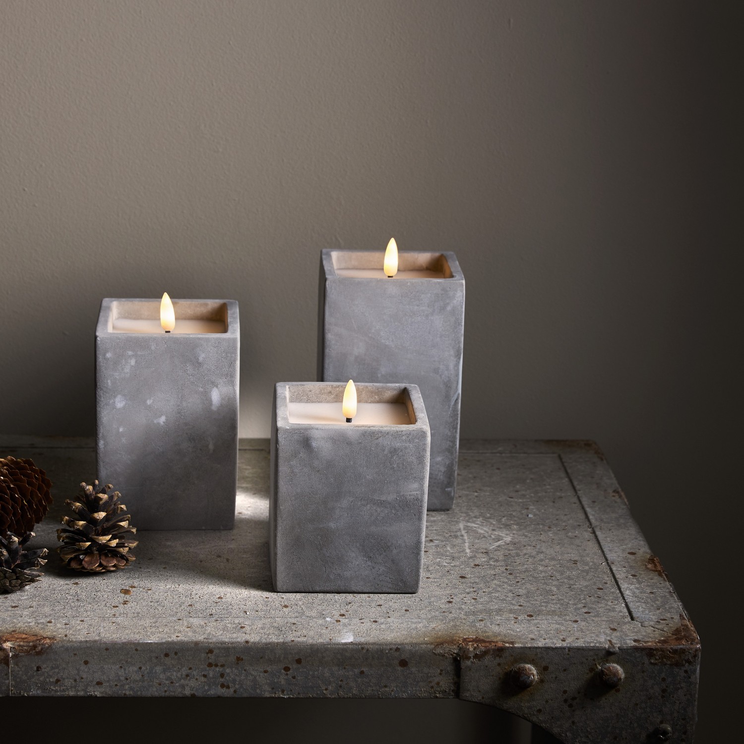 Blockljus Star Trading Flamme Cem