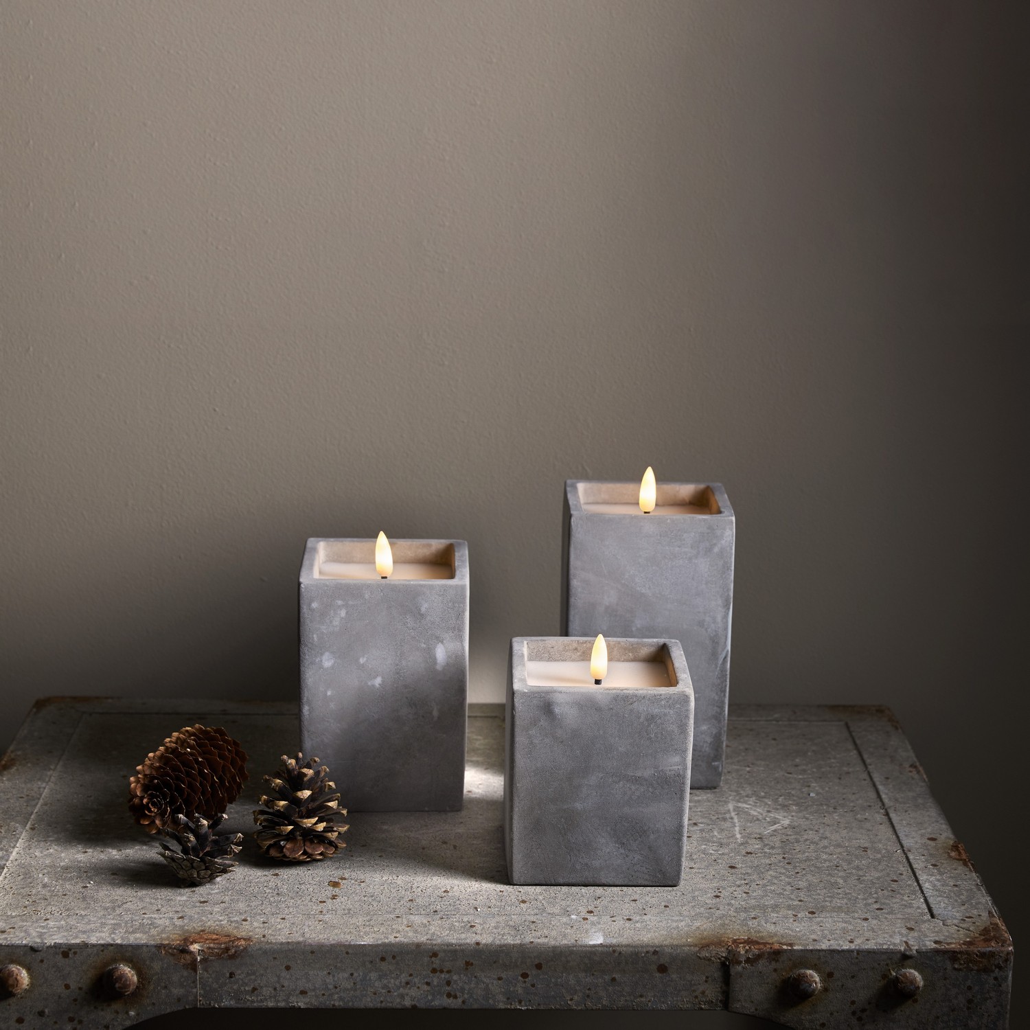 Blockljus Star Trading Flamme Cem