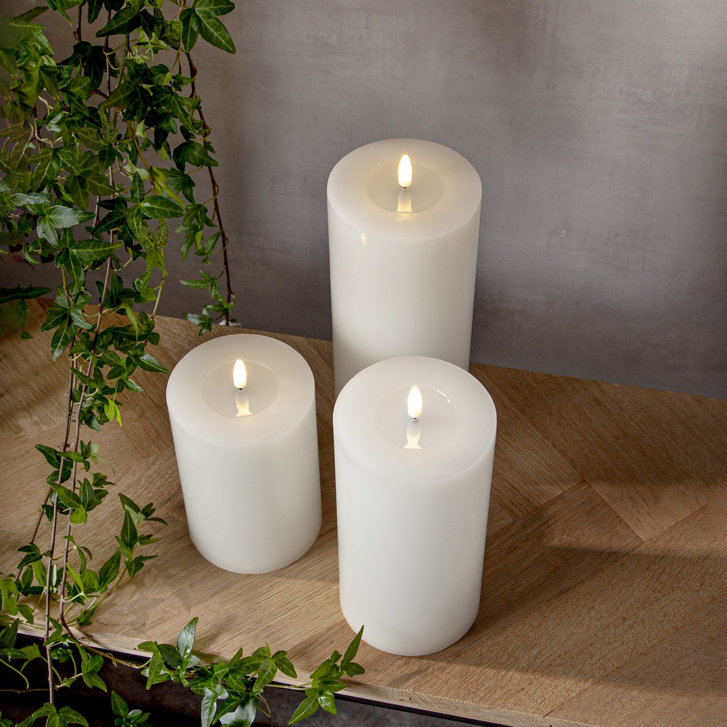 Blockljus Star Trading Flamme Flow Big Batteriljus