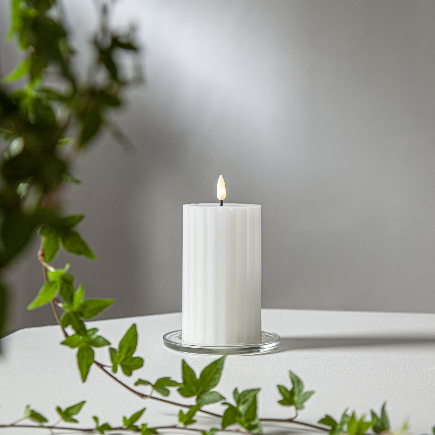 Blockljus Star Trading Flamme Stripe