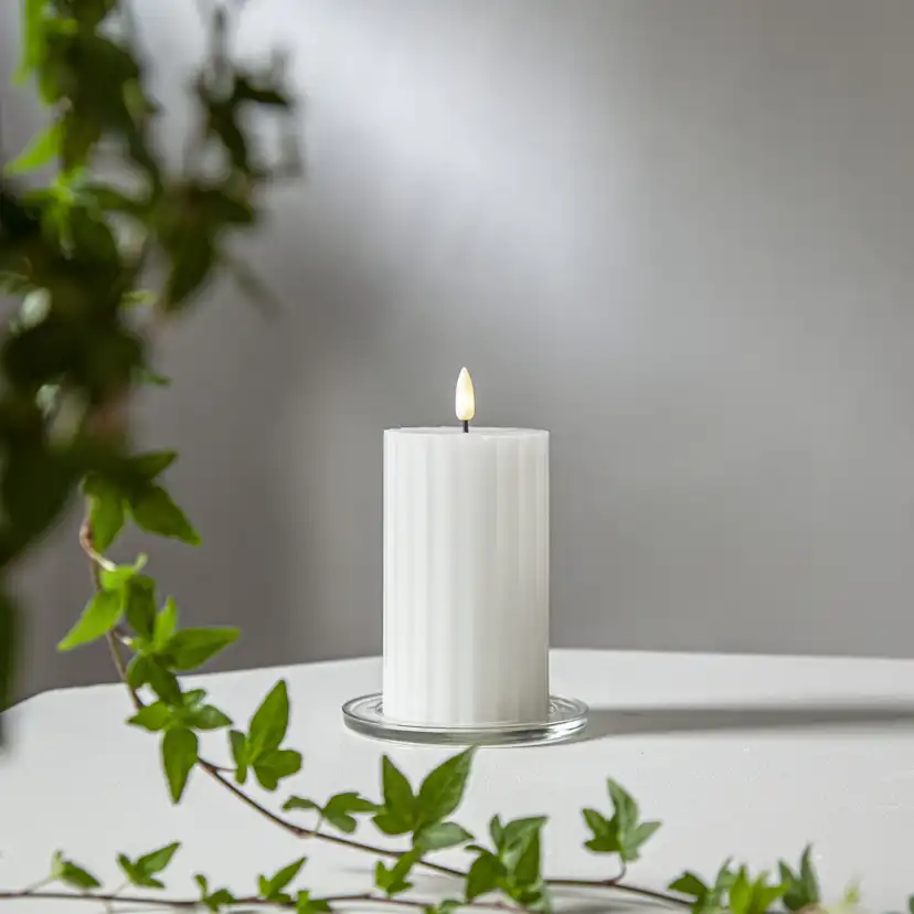 Blockljus Star Trading Flamme Stripe