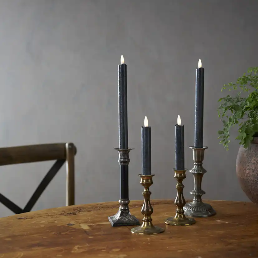 Antikljus Star Trading Flamme 2-pack Svart 150 mm