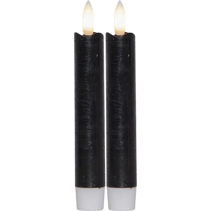Antikljus Star Trading Flamme 2-pack Svart 150 mm