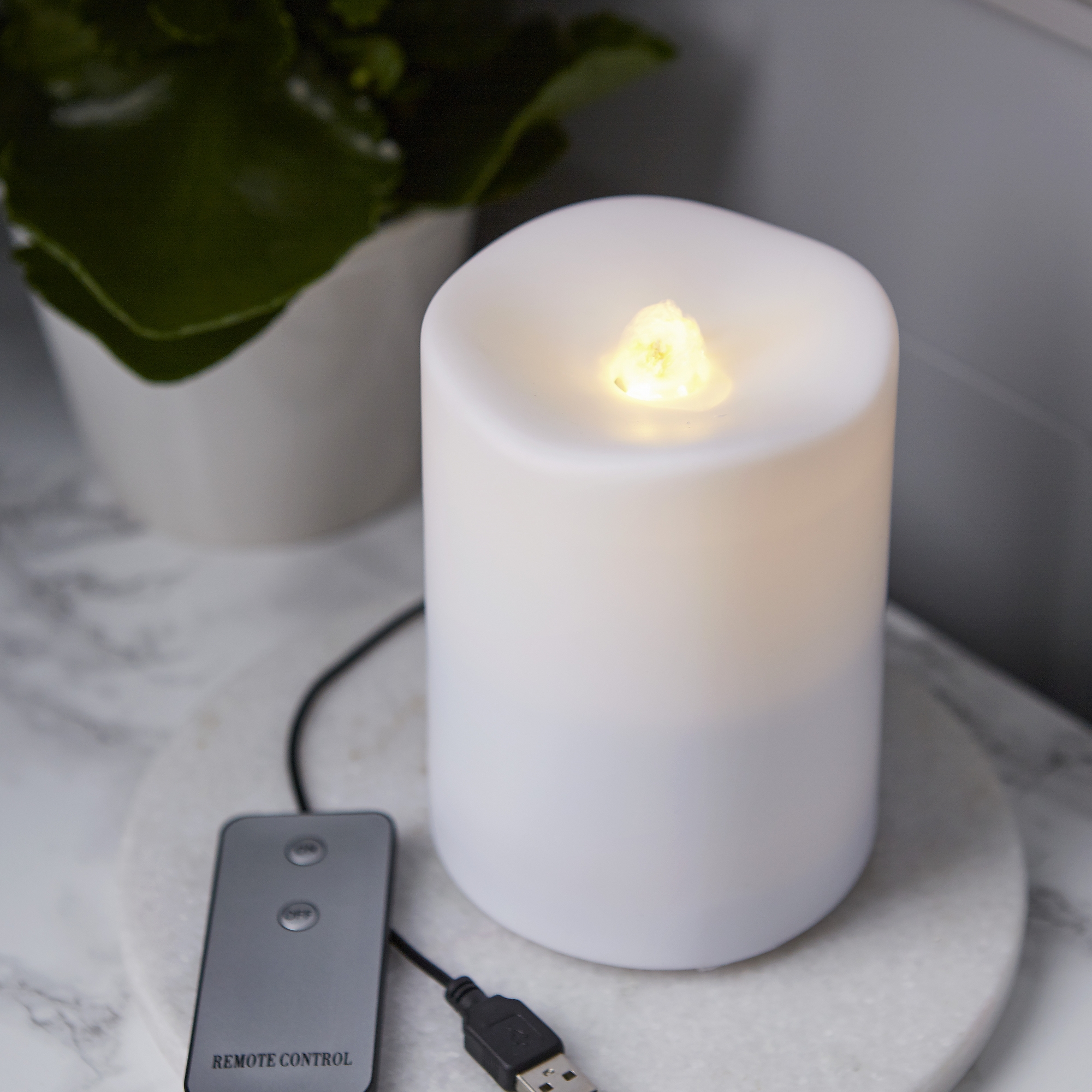 Blockljus Star Trading Water Candle LED