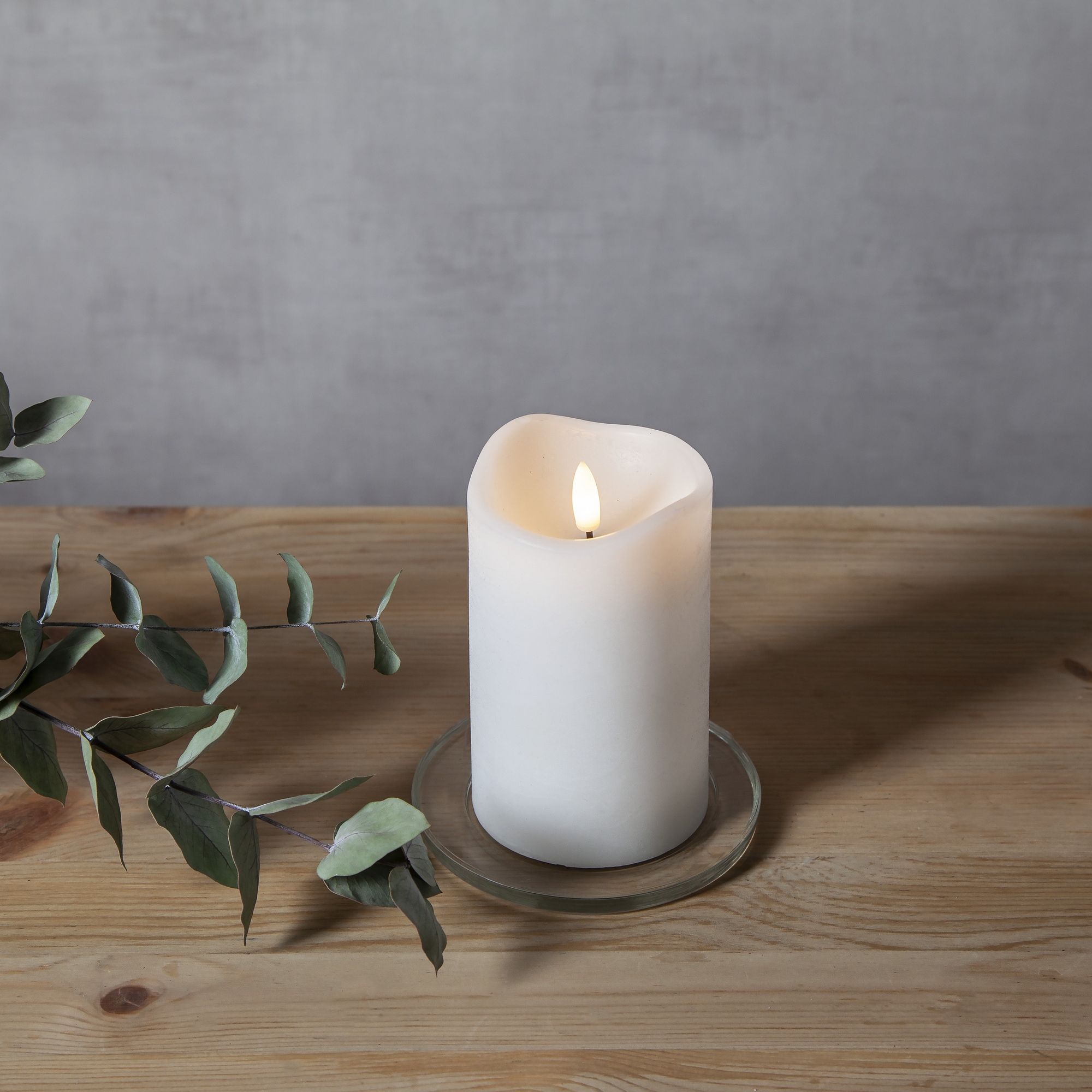 Blockljus Star Trading Flamme LED 140 mm Batteriljus