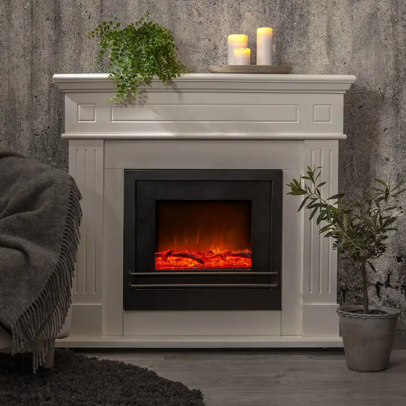 Inomhusdekoration Star Trading Fireplace 50x16x40 cm
