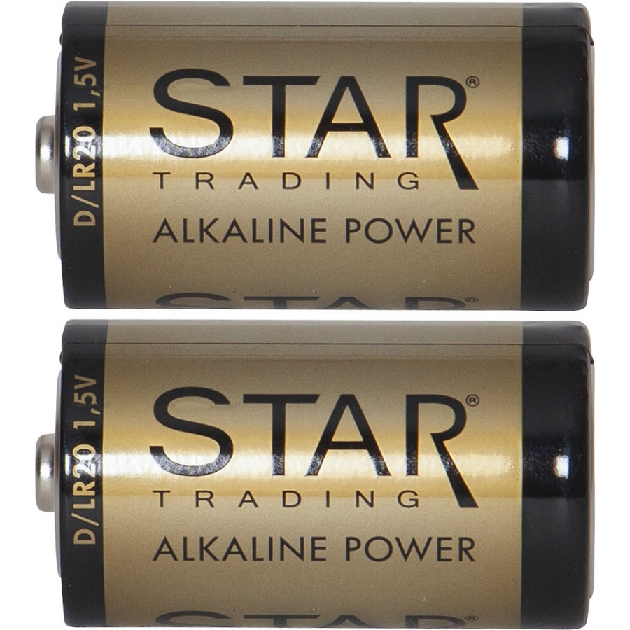 Batteri Star Trading Power Alkaline D 1,5 V