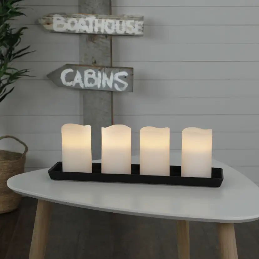 Blockljus Star Trading May LED 4-pack