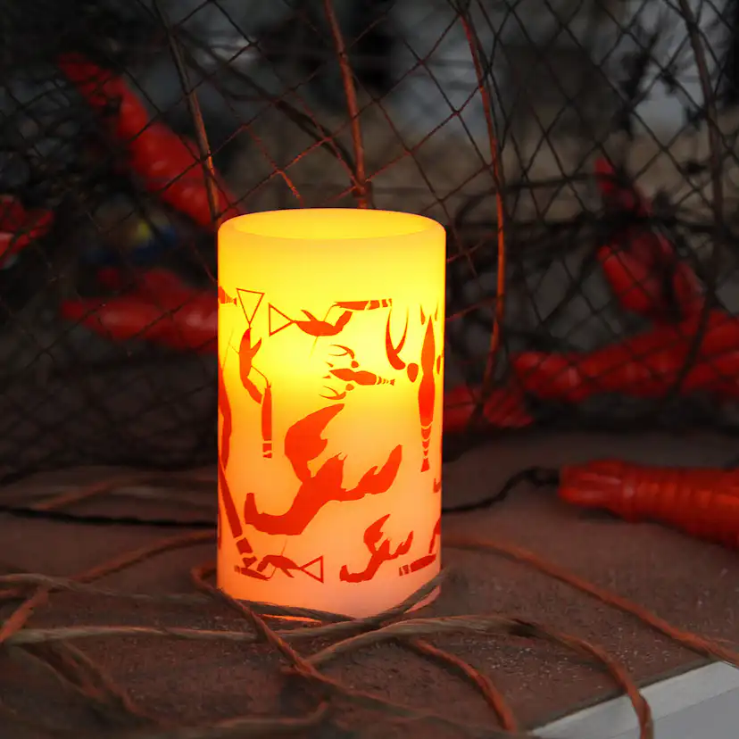 Blockljus Star Trading Crayfish Party LED