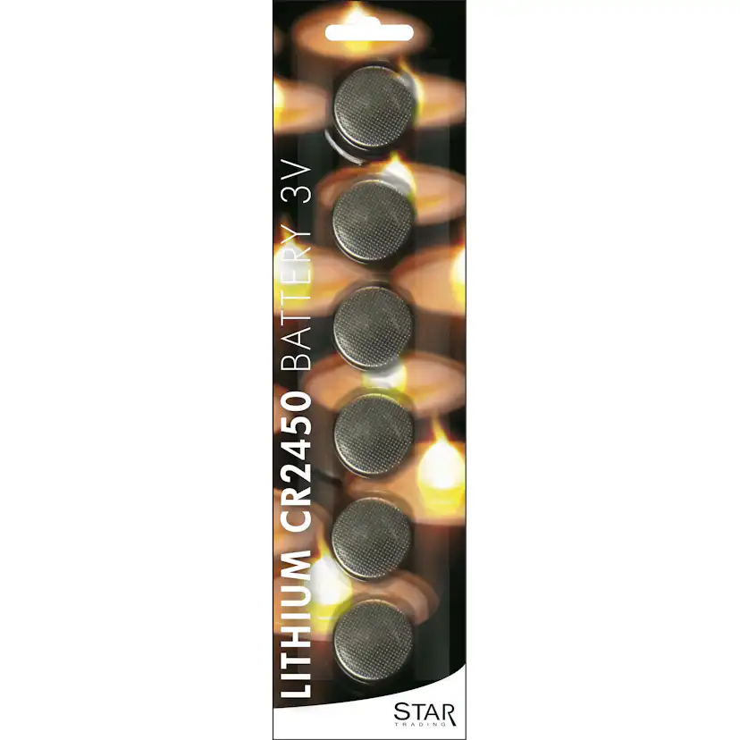 Batteri Star Trading CR2450 6-pack