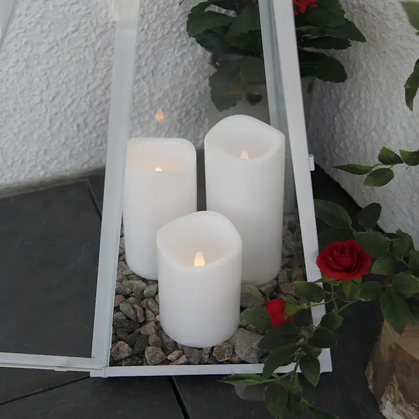 Blockljus Star Trading Paul LED 3-pack