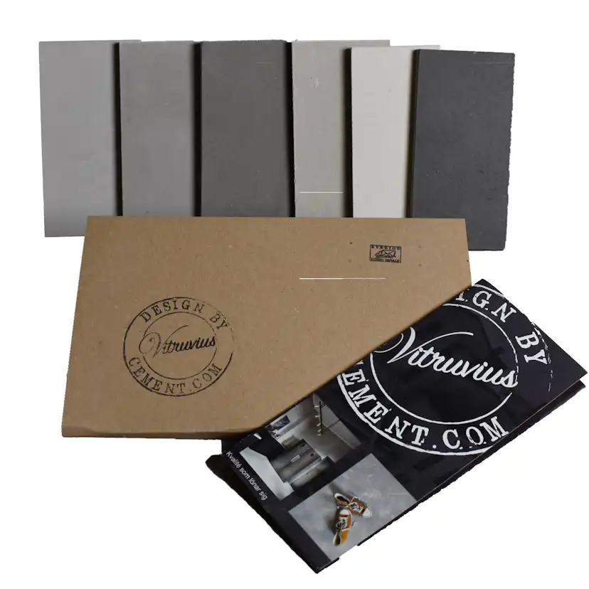 Provbitar Design By Cement Microcement 6 st Färger