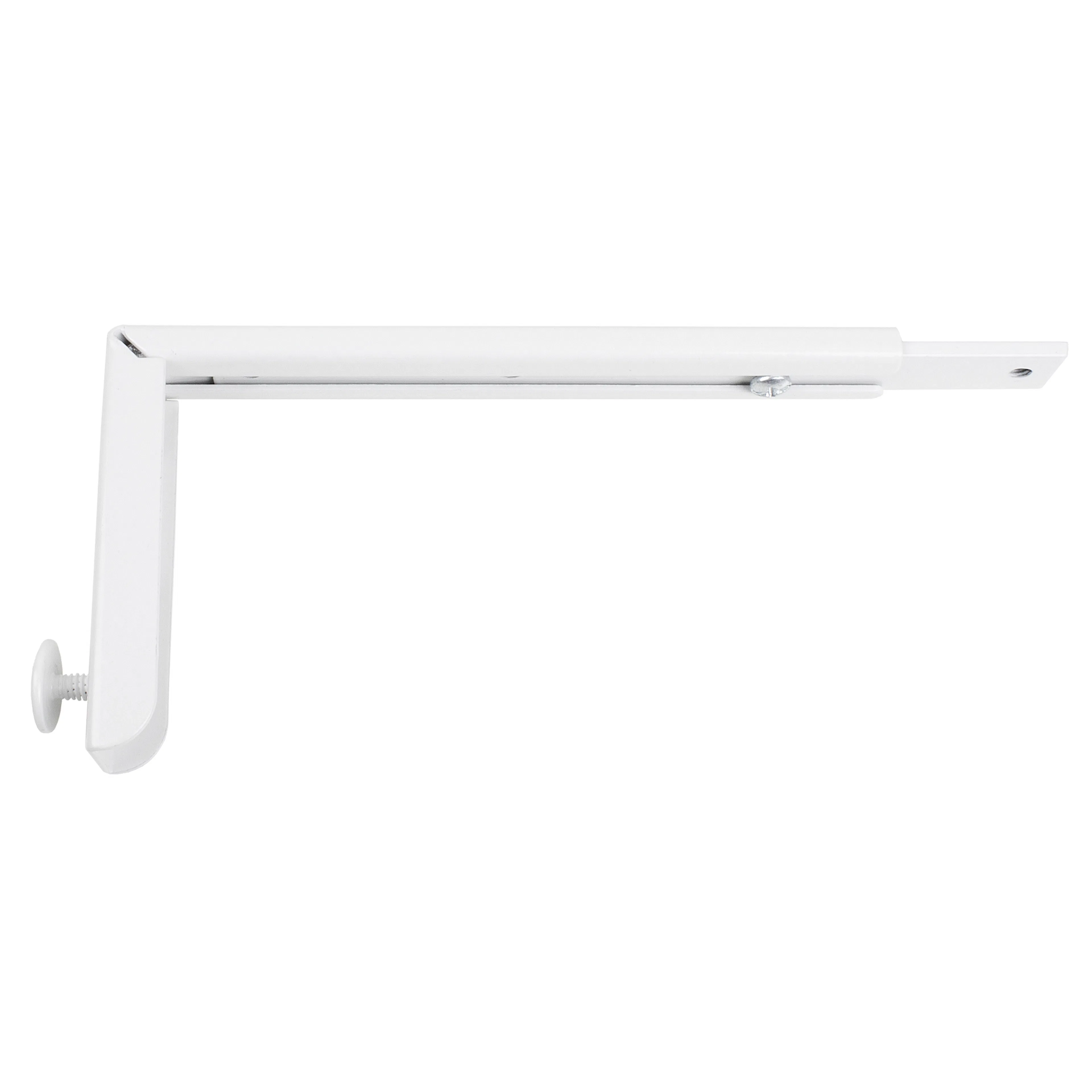 Gardintillbehör Kirsch Förstärkt Vinkel Elite-Skena Stöd Vit 20-30cm