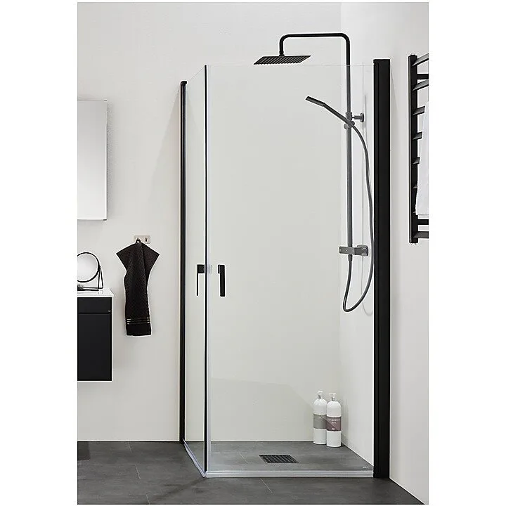 Duschhörn Hafa Igloo Pro Corner Klarglas Svart