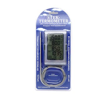 Stektermometer Termometerfabriken Viking Digital med Timer 526