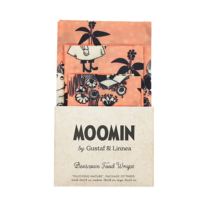 Bivaxinpackningar Gustaf & Linnea Moomin För Livsmedel 3-pack