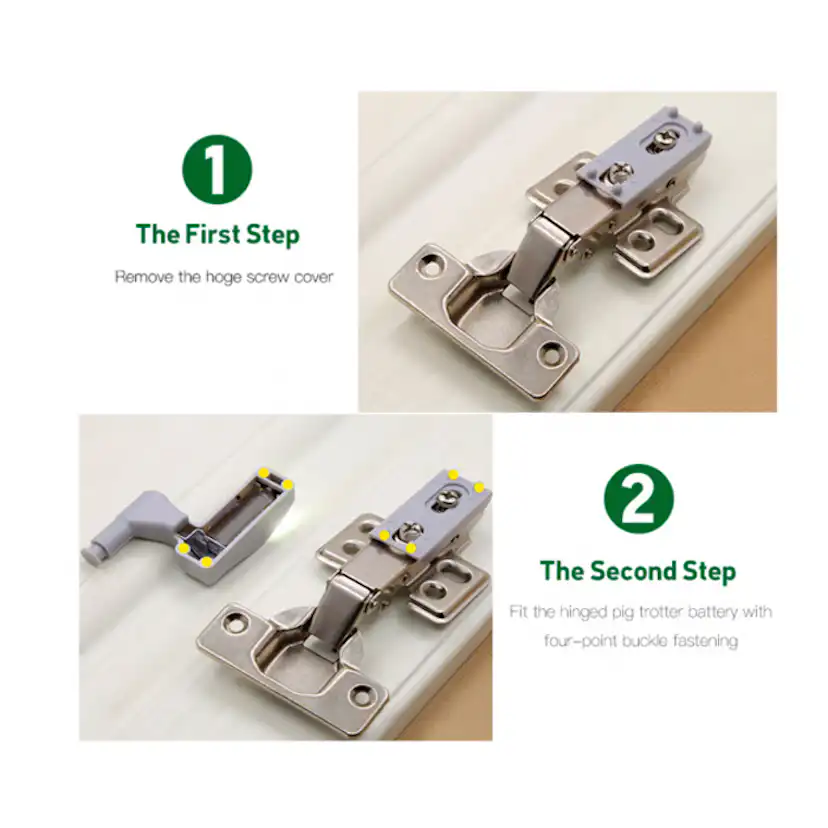 Skåpbelysning AI6 LED Med Gångjärnsmontering för Badrumsskåp