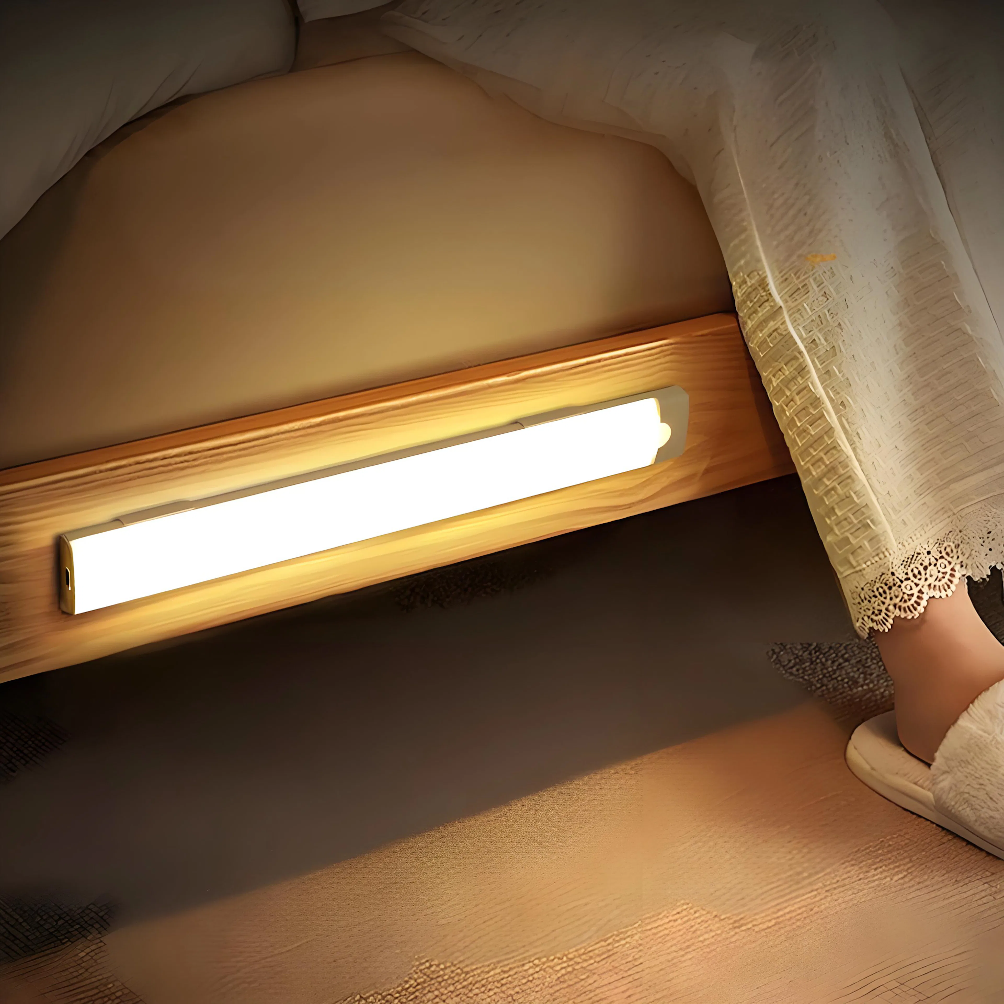 Skåpsbelysning Japcell LED med Rörelsesensor och Justerbar Färgtemperatur Uppladdningsbar