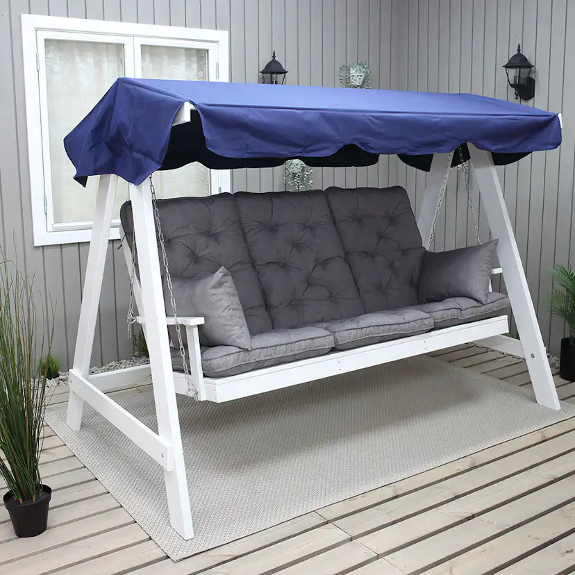 Hammockdyna Baltic Garden Malmö Dynset till Hammock med Hög Rygg, Grå