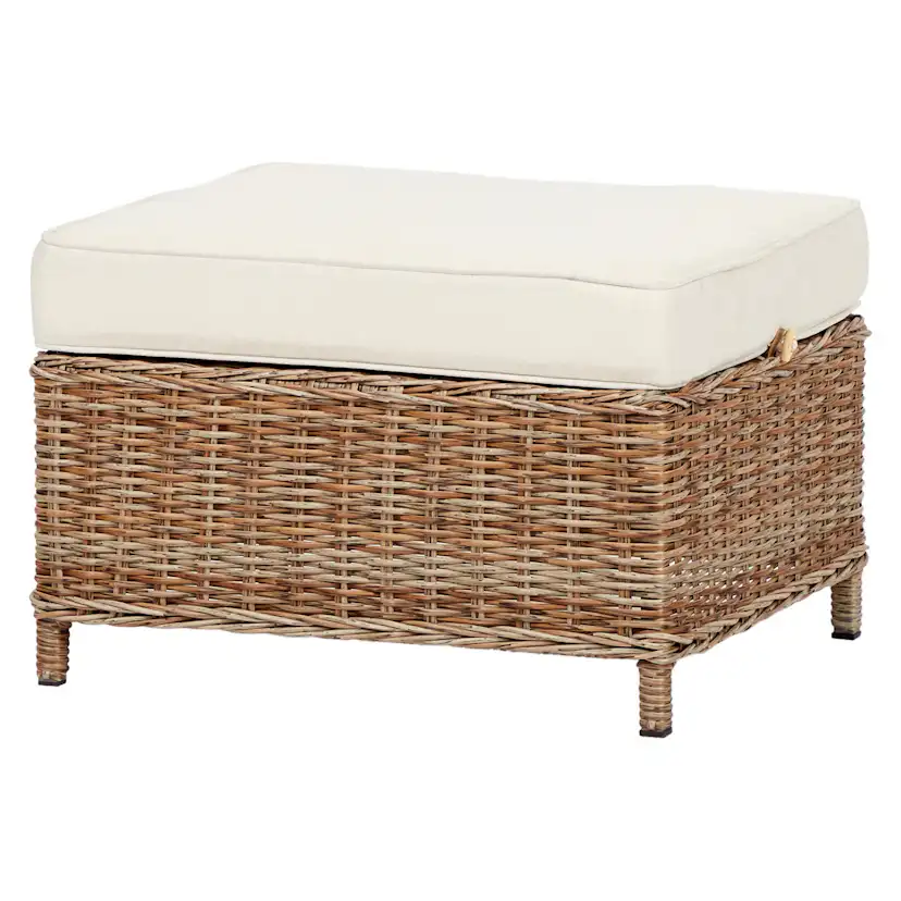 Fotpall Rotting VILA Gotland med Dyna och Aluminiumram