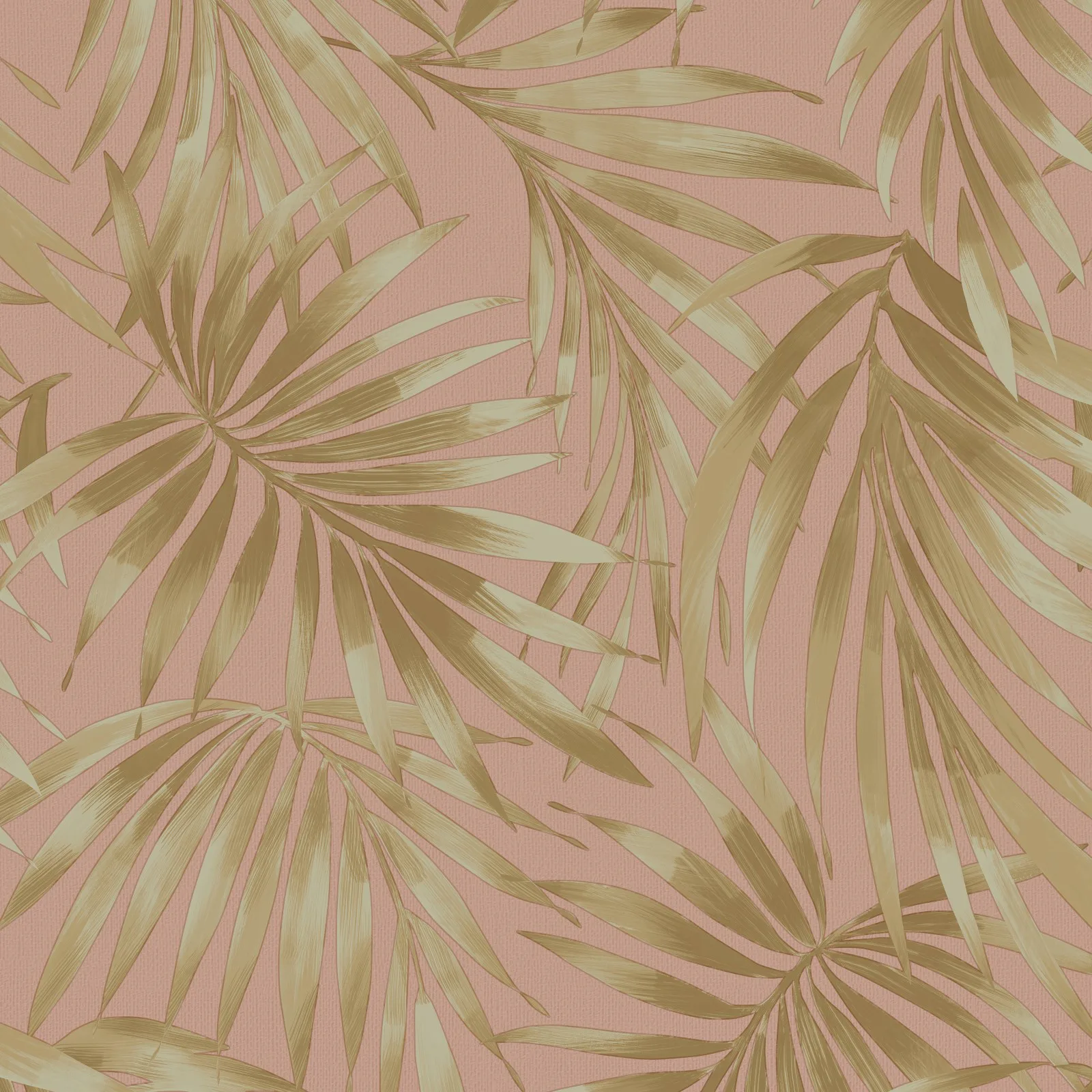 Tapet WOW Elegant Leaves Persika