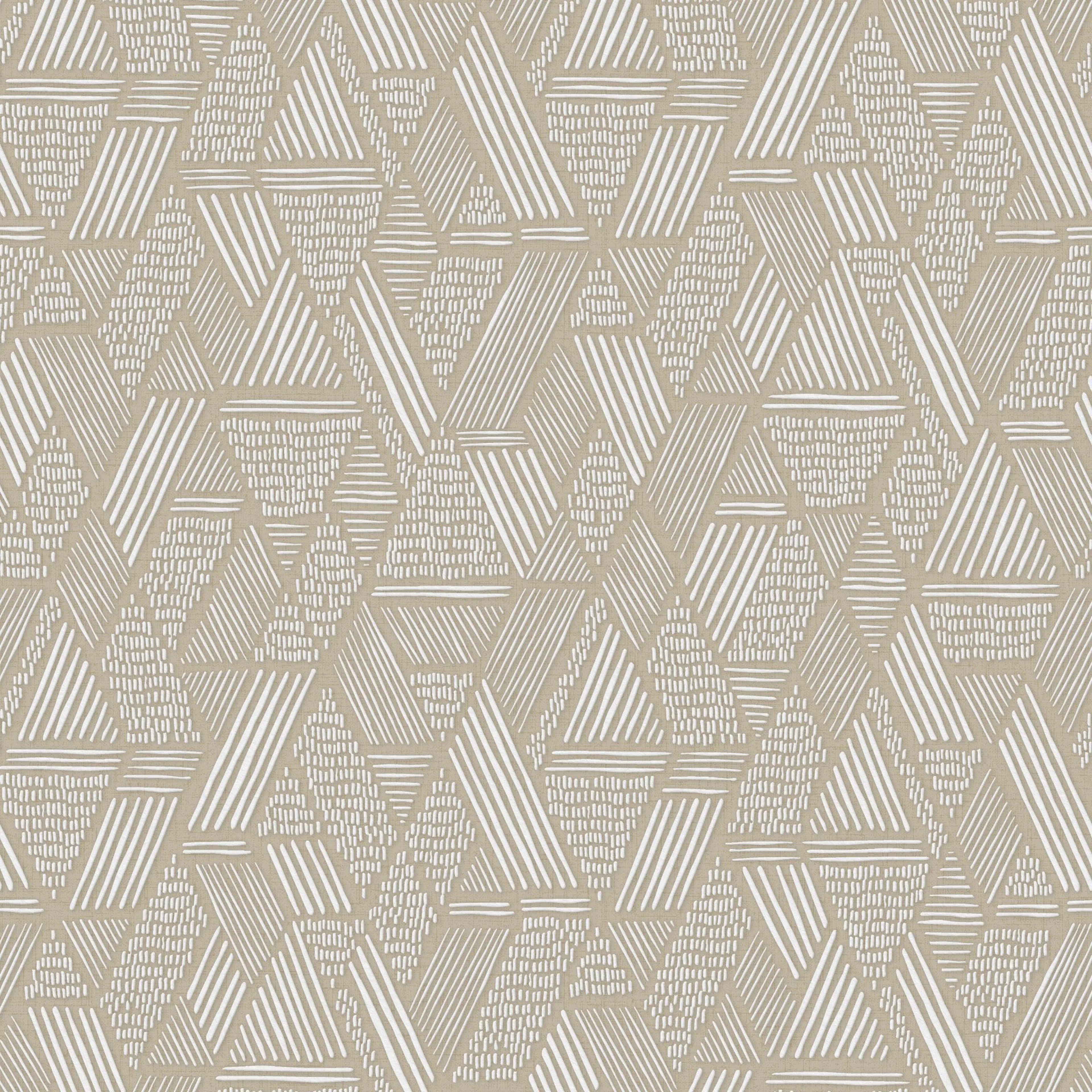 Tapet WOW Ethnic Stitch Naturligt