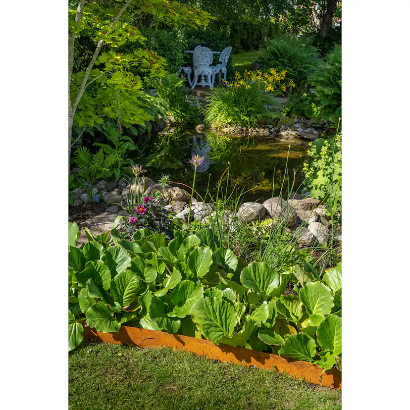 Rabattkant Skotte Garden Corten 4-pack Gräskant, 110 cm