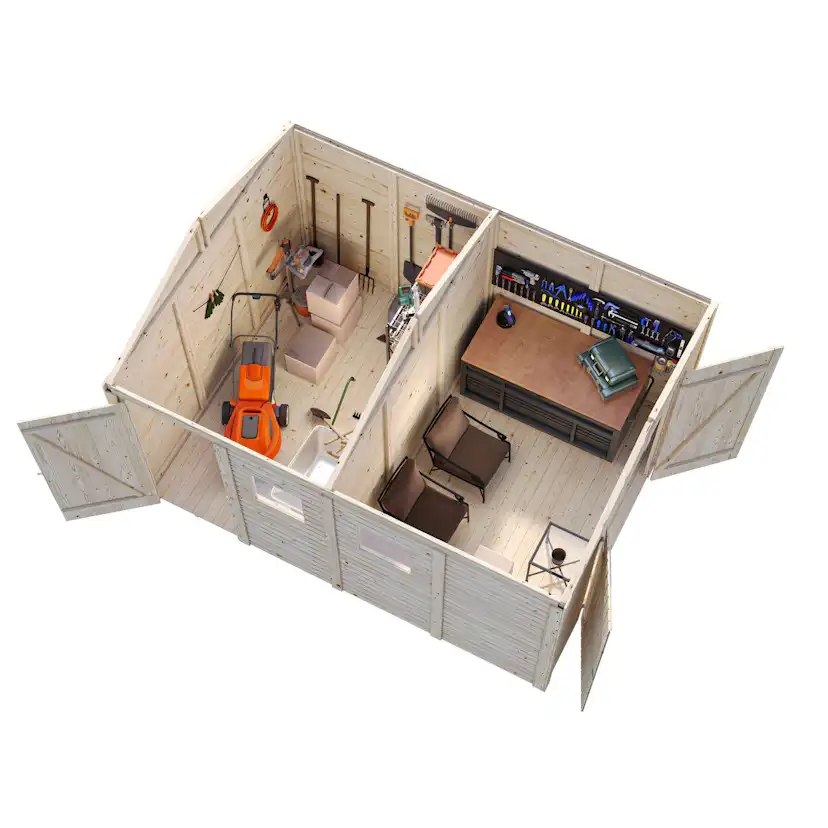 Förråd Palmako Dan 10,0 m2