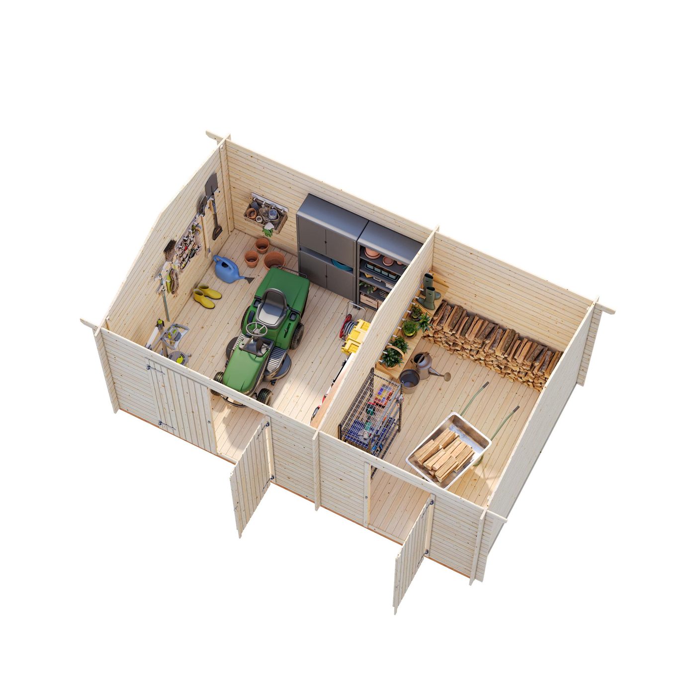 Förråd Palmako Jari 14,5 m2