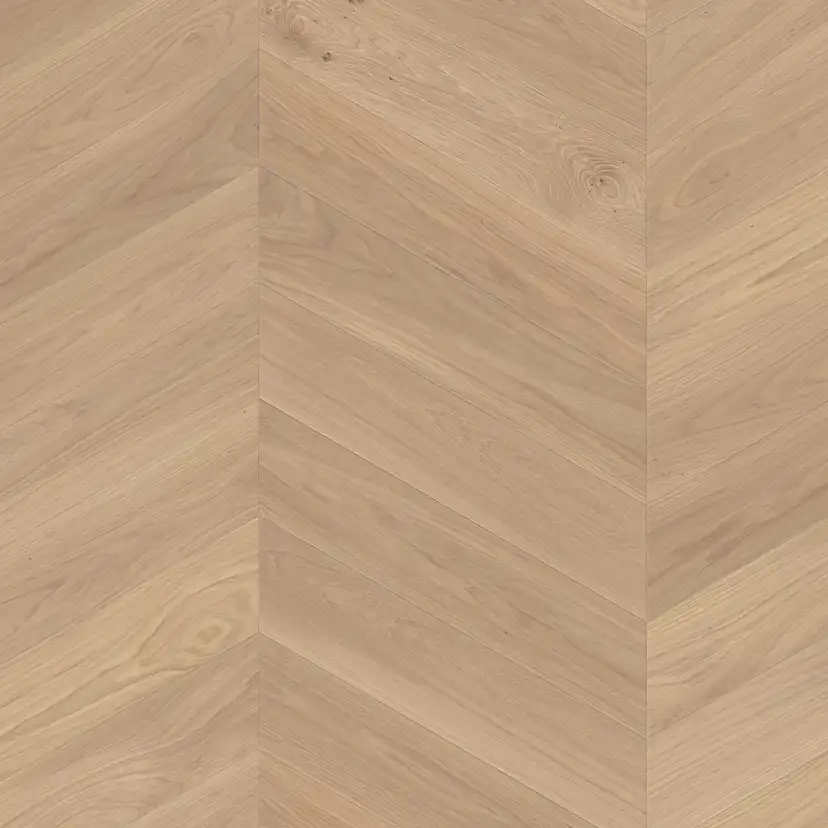 Plank Boen Ek Adagio Vit Chevron Live Natural HV-Olja