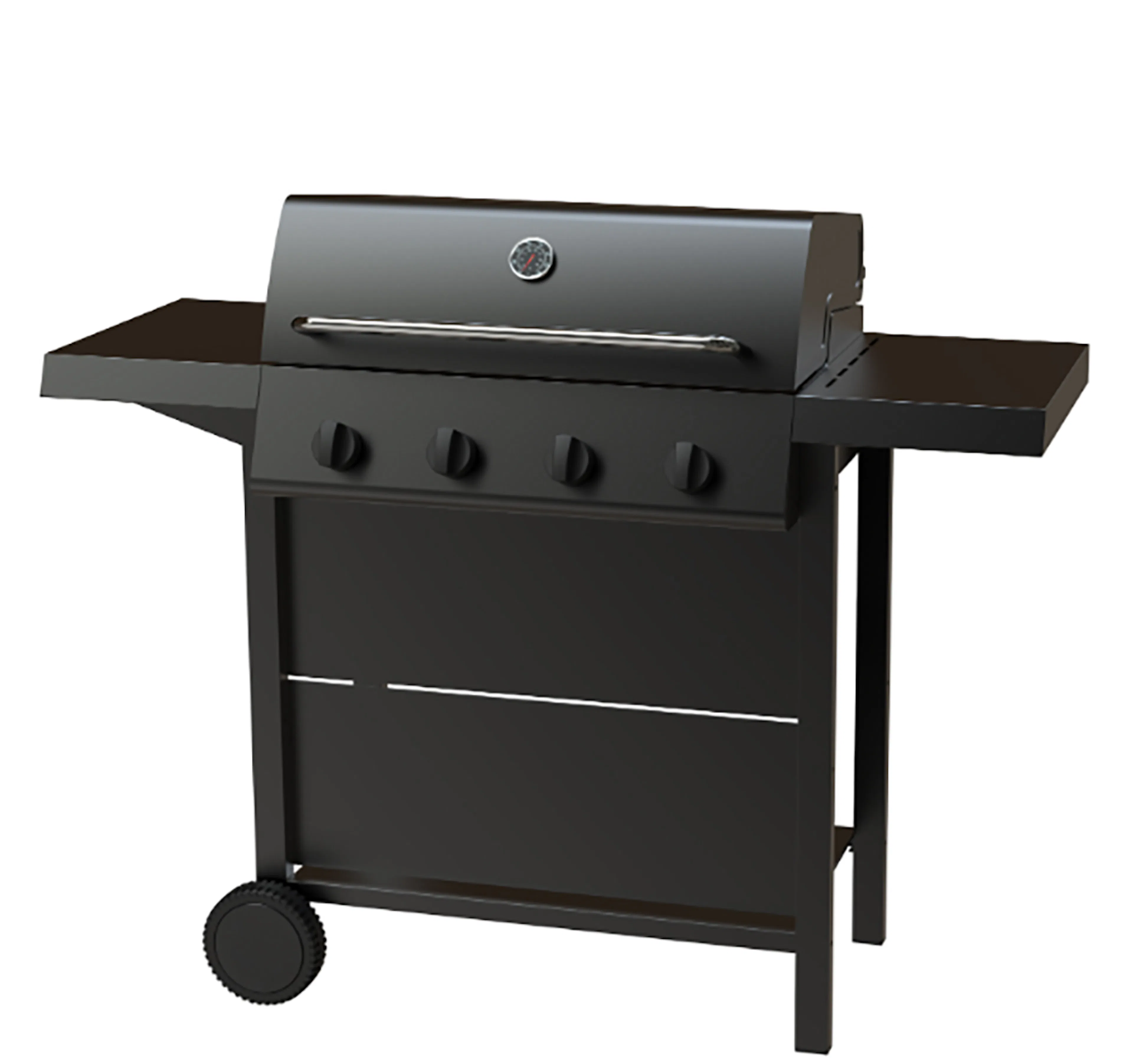 Gasolgrill Dose Barbeque 4 Brännare Svart