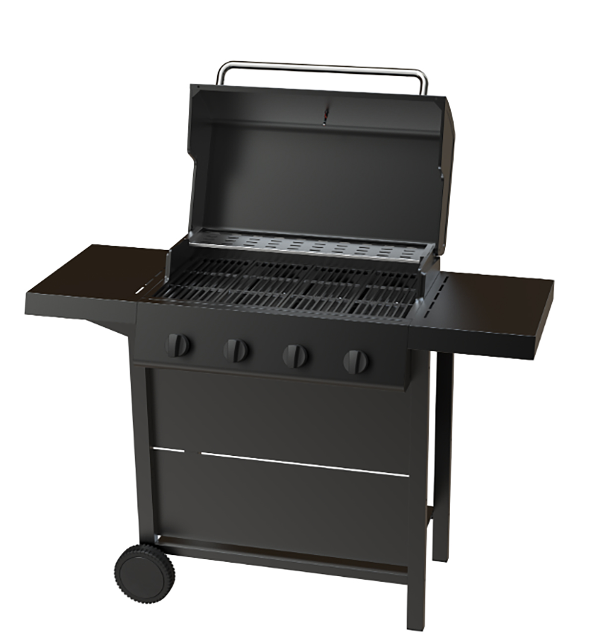 Gasolgrill Dose Barbeque 4 Brännare Svart