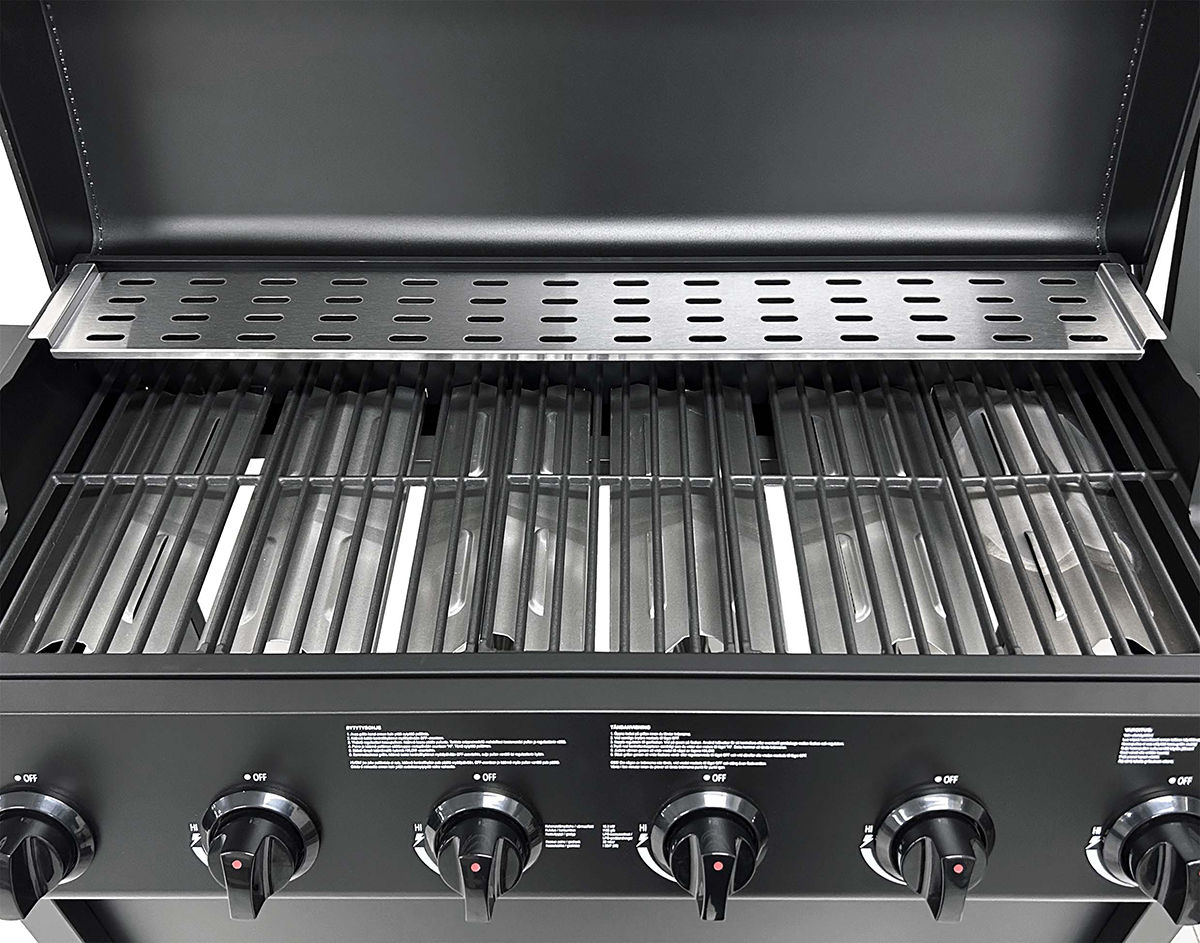 Gasolgrill Dose Barbeque 6+1 Brännare Svart