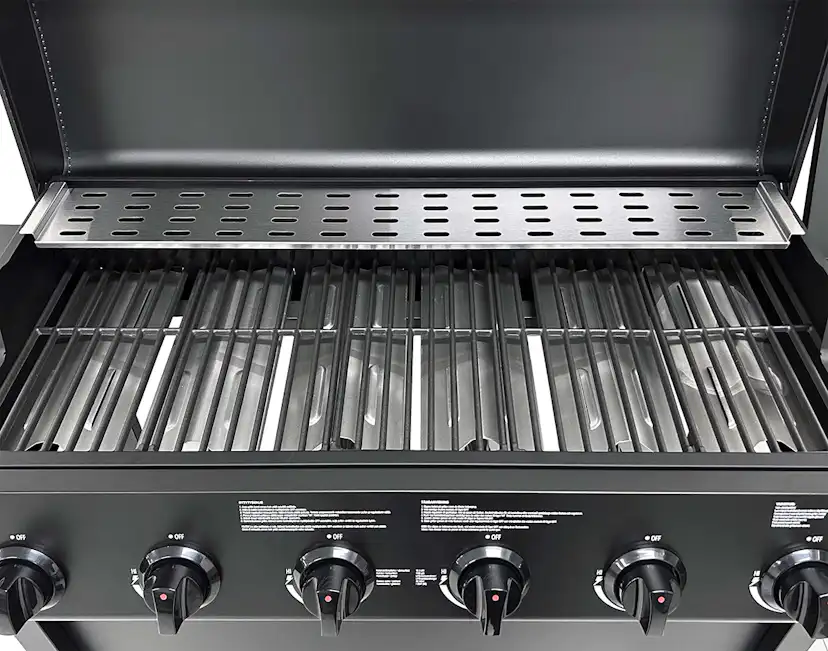 Gasolgrill Dose Barbeque 6+1 Brännare Svart