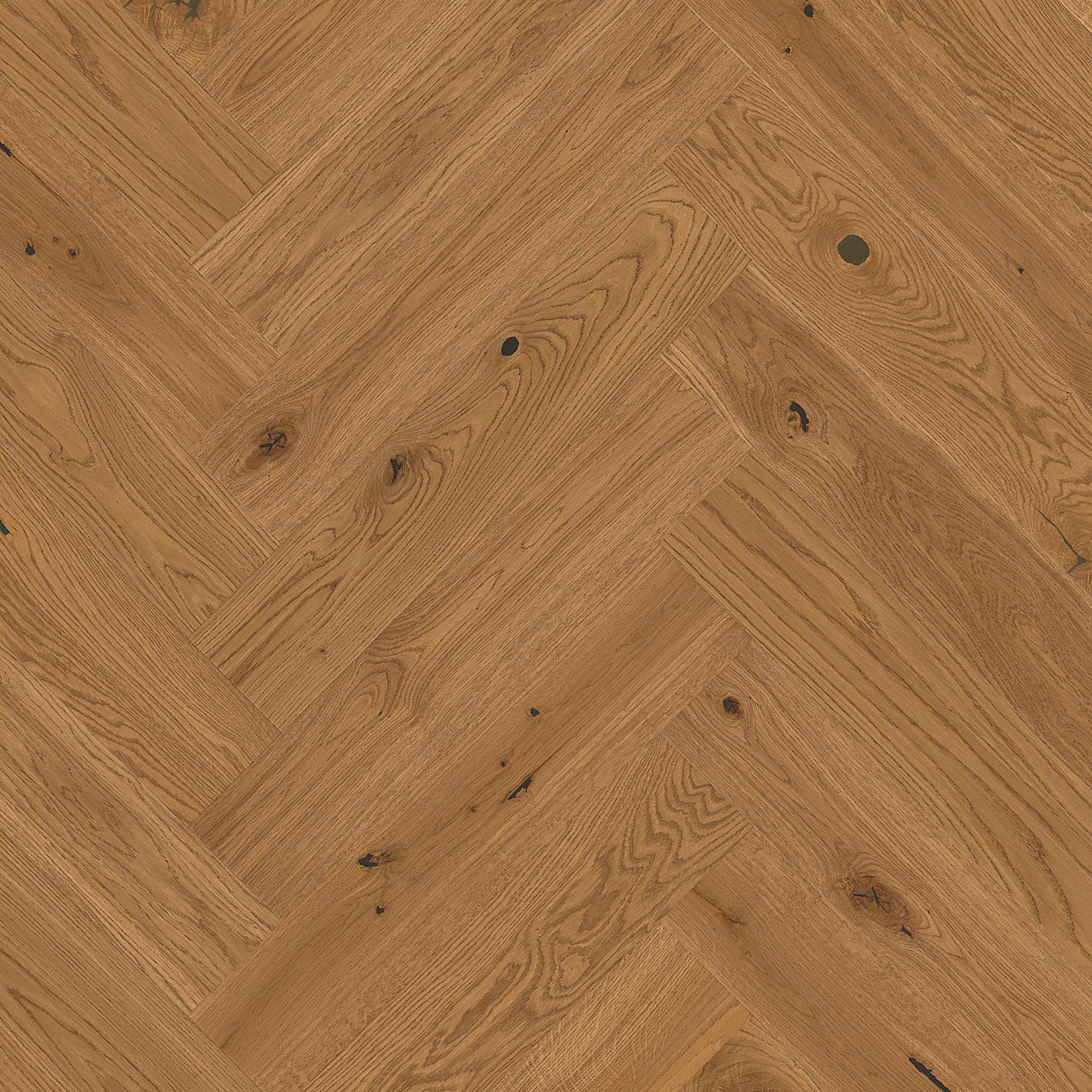 Fiskbensplank Boen Ek Honey Herringbone Live Natural HV-Olja