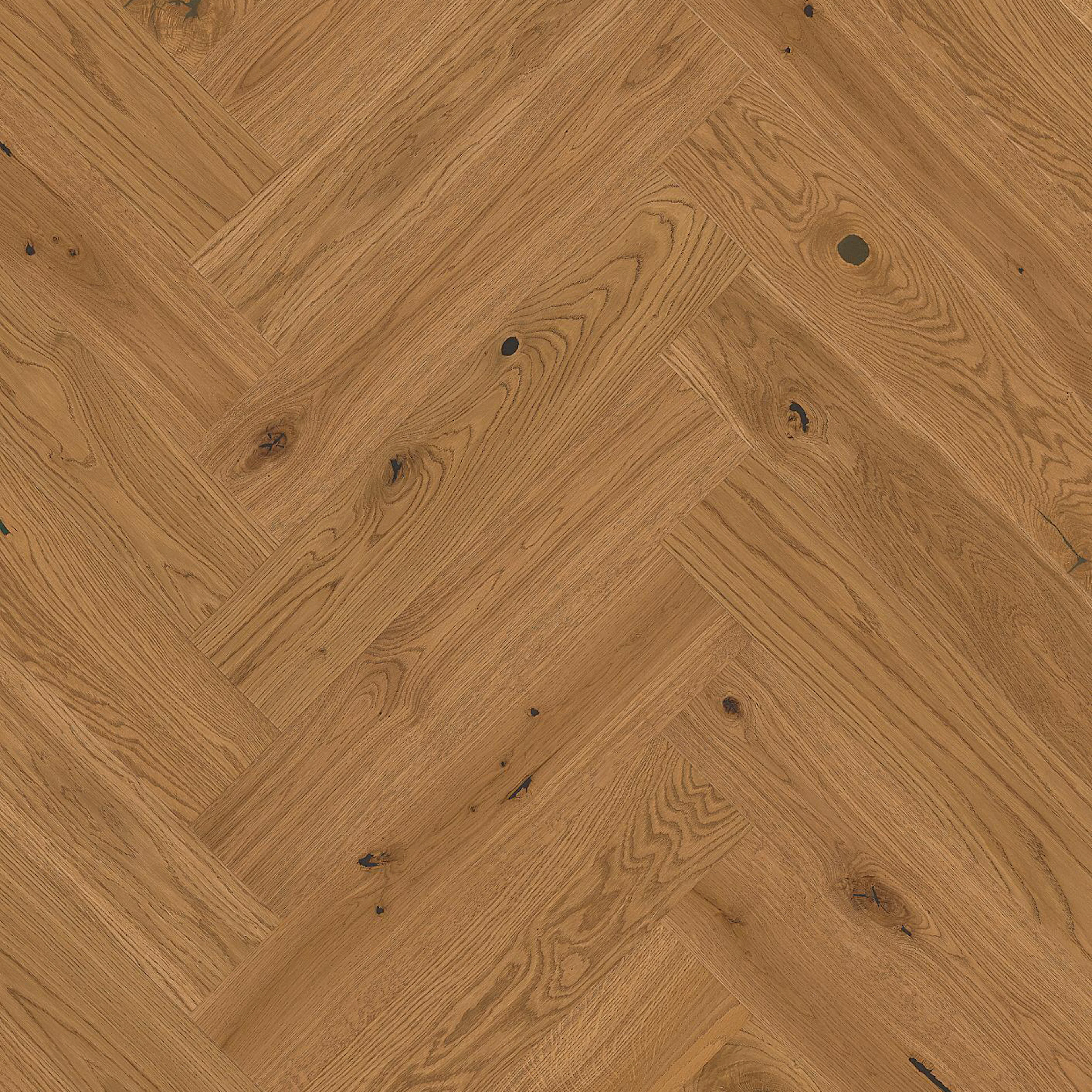 Fiskbensplank Boen Ek Honey Herringbone Live Natural HV-Olja