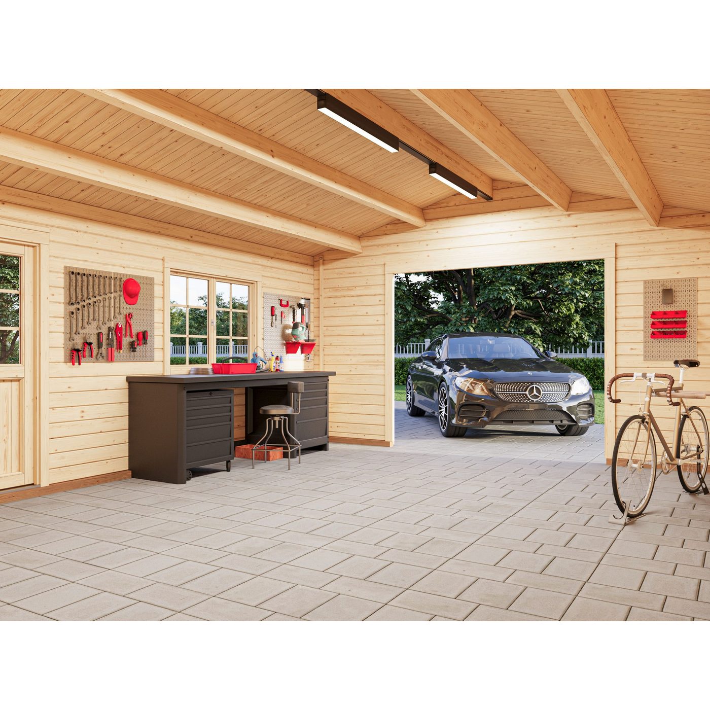 Garage Palmako Roger 23,9 m2 utan Port