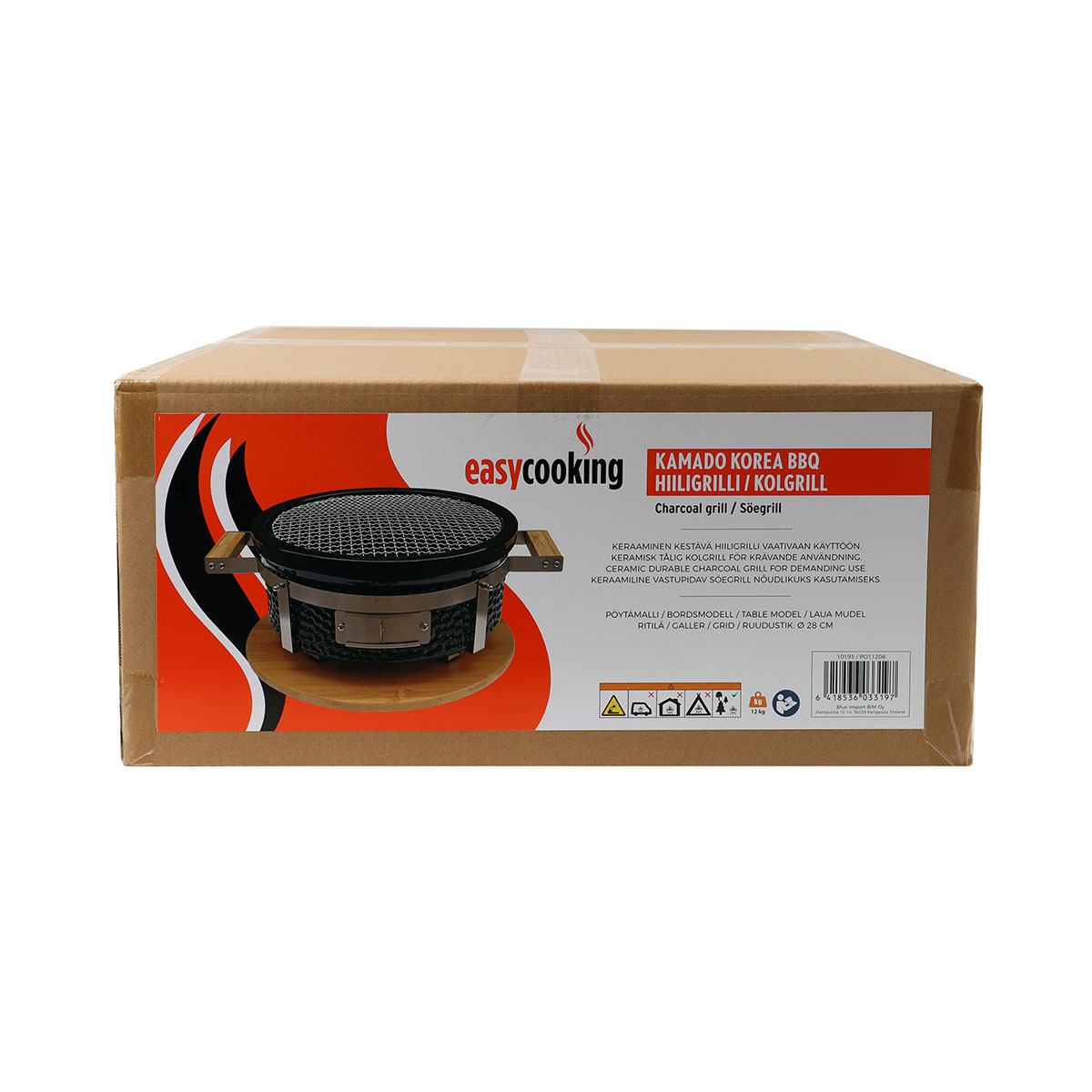 Kolgrill Easy Cooking Kamado Korea Hibachi 28 Portabel