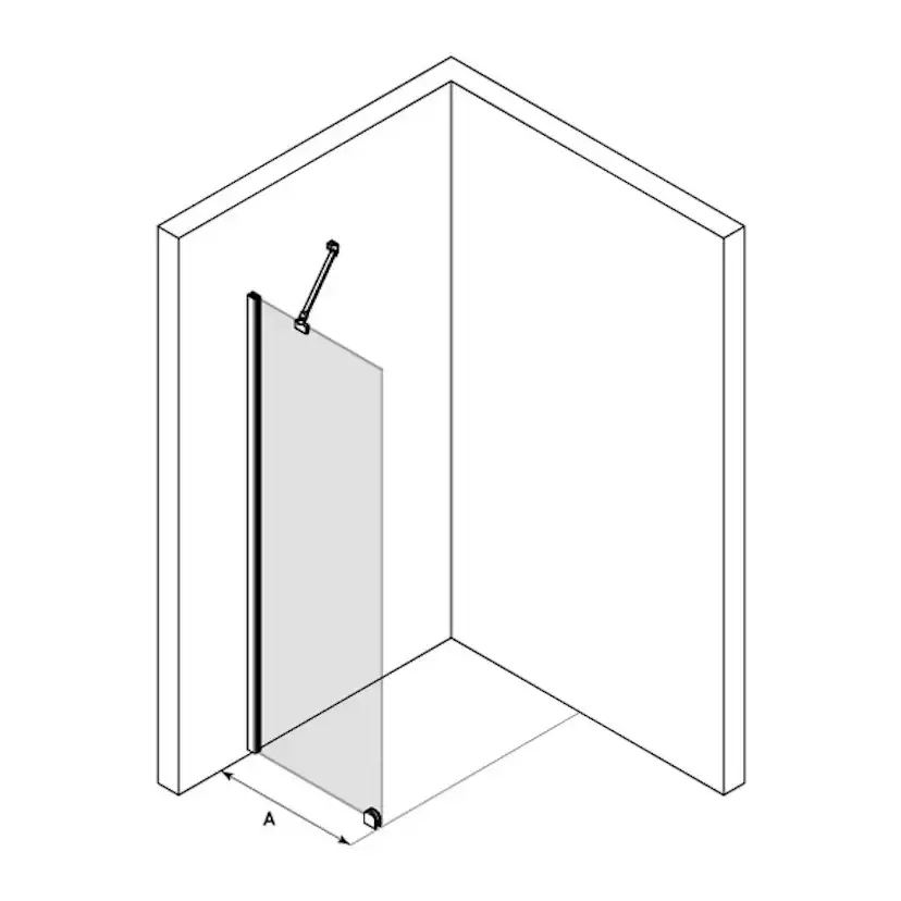 Duschvägg Hietakari Classic 101 Fast