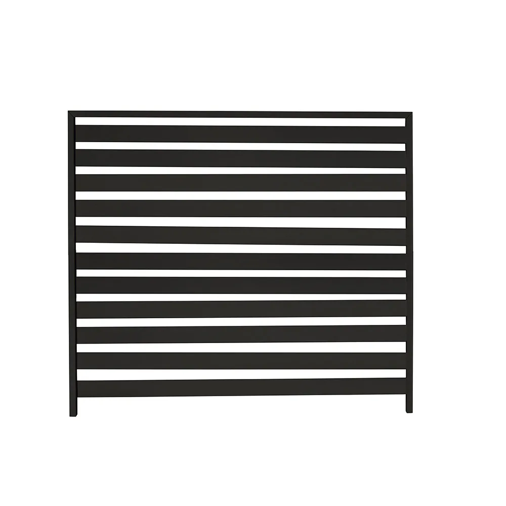 Aluminiumstaket Skotte Garden Rand Svart