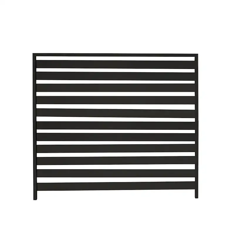 Aluminiumstaket Skotte Garden Rand Svart