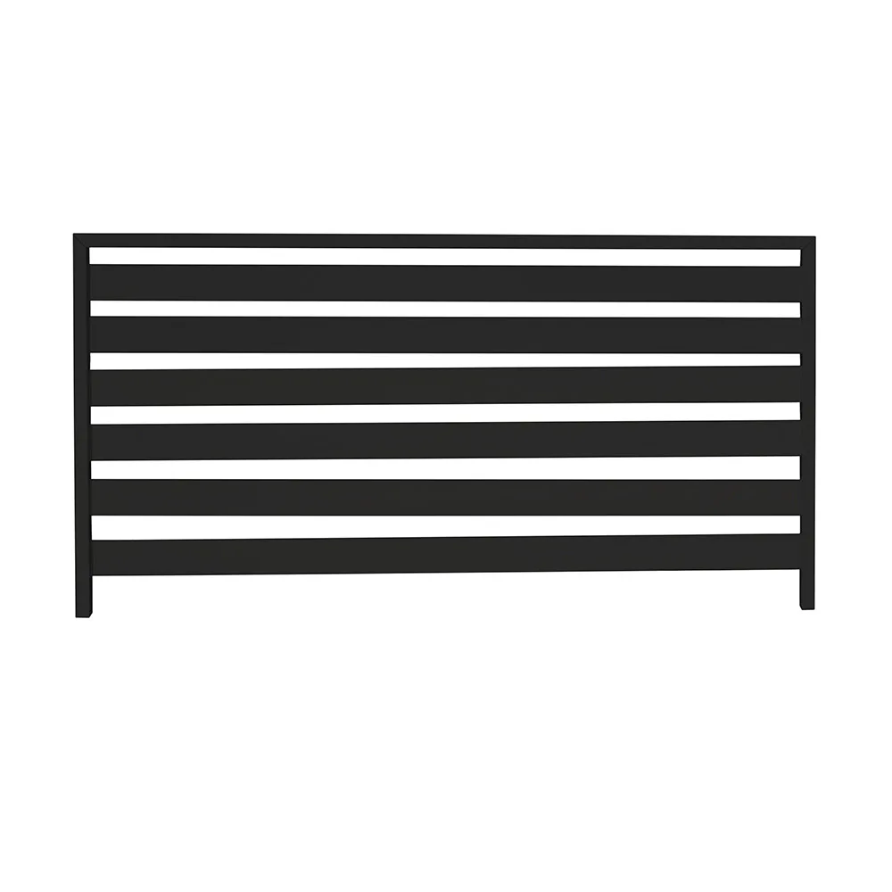 Aluminiumstaket Skotte Garden Rand Svart