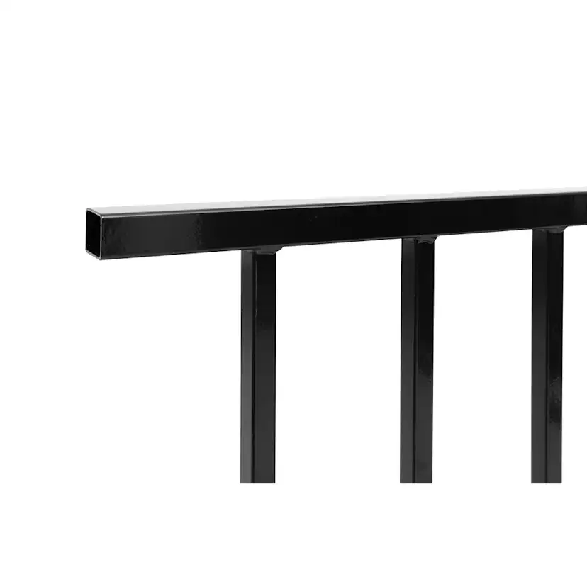 Staket Skotte Garden Klassisk 180x90 cm Svart