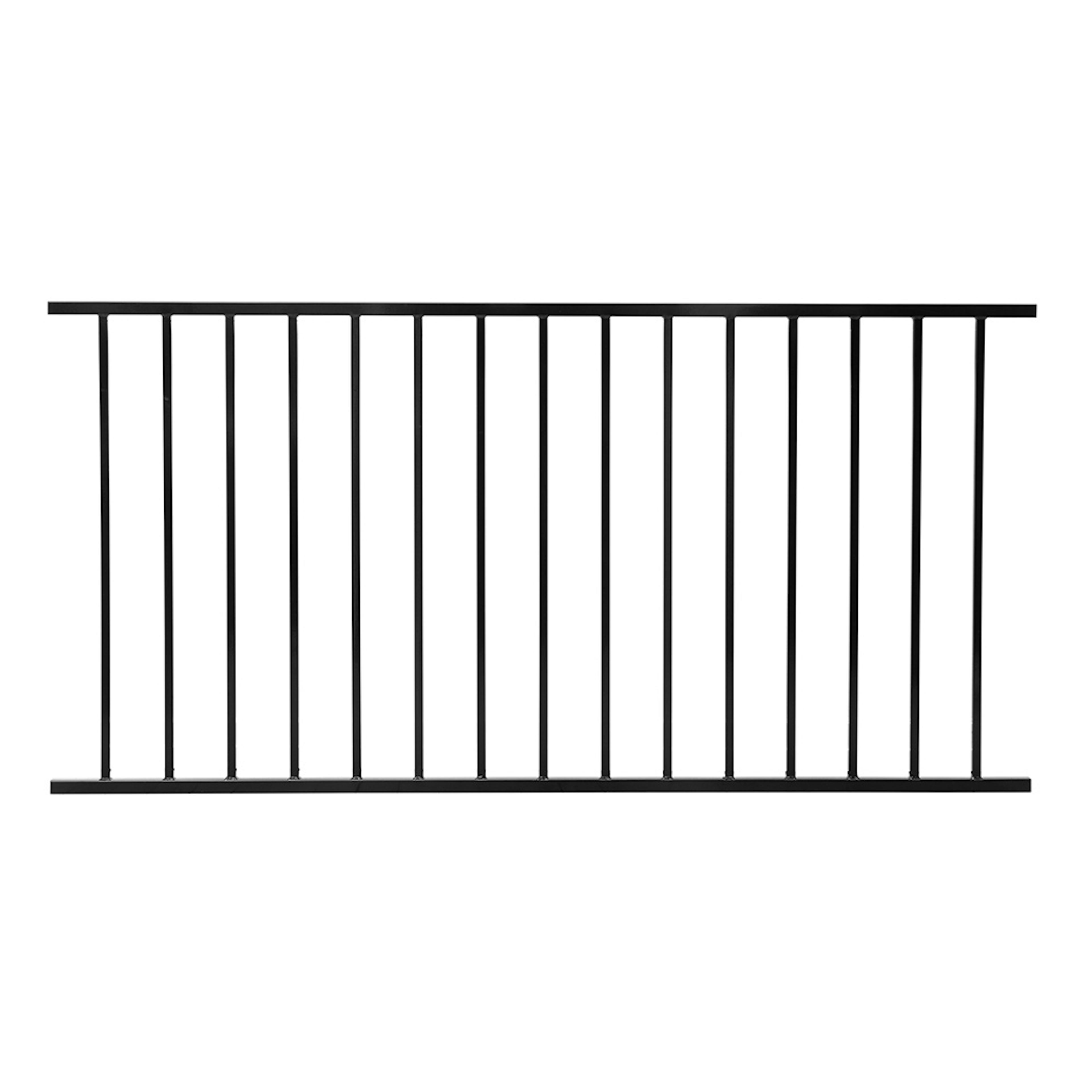 Staket Skotte Garden Klassisk 180x90 cm Svart